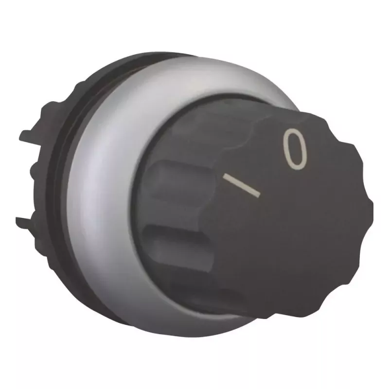 Eaton M22-W attuatore per selettore, anello frontale in plastica, nero