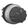 Eaton M22-W attuatore per selettore, anello frontale in plastica, nero