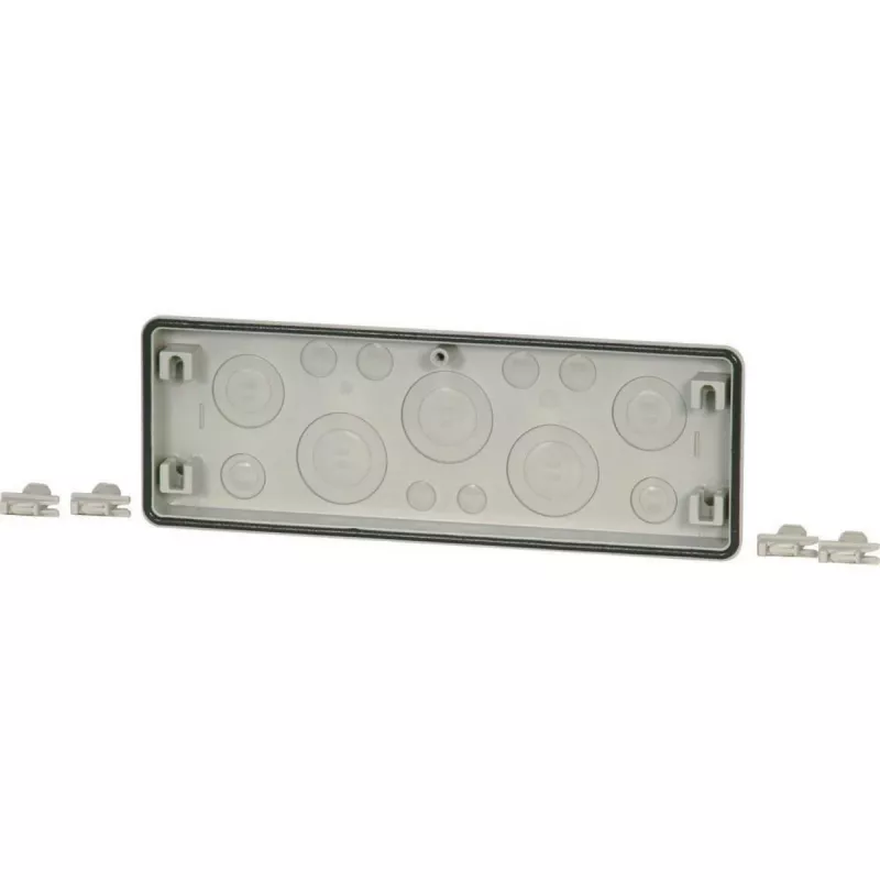 Eaton FL4-5 Flangia per custodia, plastica grigia, 329 x 23 x 116 mm 021982