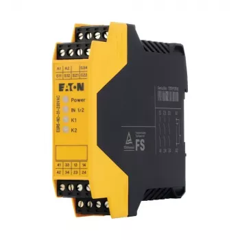 Eaton ESR5-NO-31-230VAC Relè di sicurezza, 230V AC, 3 contatti di sicurezza NO, 1 contatto ausiliario NC, guida DIN 119380