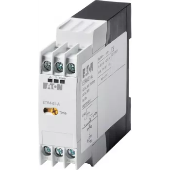 Eaton ETR4-51-A Relè temporizzatore stella-triangolo, 24-240V AC/DC, 3-60s, 2 CO, guida DIN 031884