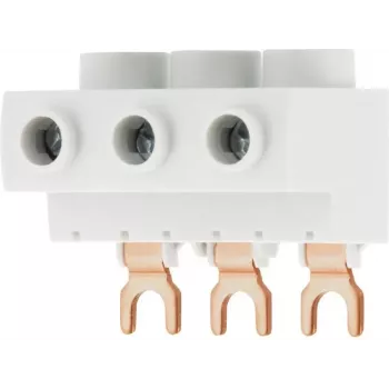 Eaton 032720 Morsetto di alimentazione 3 poli per BK25/3-PKZ0, 63 A, 690 V, collegamento a vite