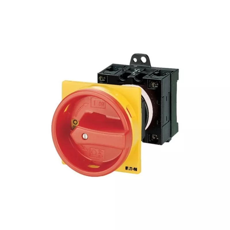 Eaton T0-2-1/V/SVB Interruttore a camme bloccabile 20 A 1 polo 90° rosso/giallo