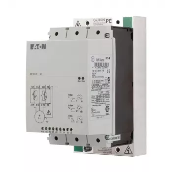 Eaton DS7-340SX041N0-N avviatore progressivo DS7, 41 A, 22 kW a 400 V, 200–480 V AC, tensione di comando 24 V DC, bypass integrato (134916)