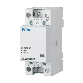 Eaton Z-SCH2 contattore di installazione 230V AC 25A 3NO+1NC guida DIN 248846