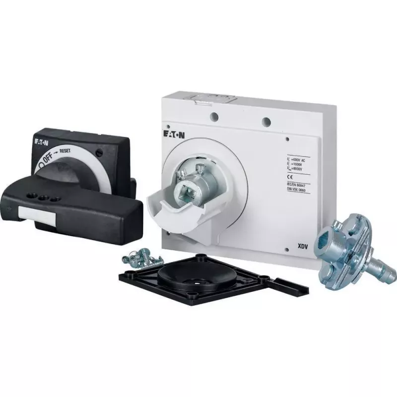 Eaton NZM3-XTVDV giunto a manopola rotante per porta, nero, IP66, bloccabile, 1 pz 260176