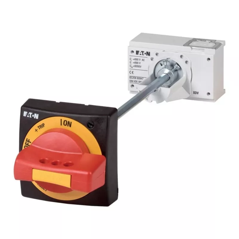 Eaton NZM2-XTVDV maniglia rotativa con accoppiamento porta, lucchettabile, rossa 260180