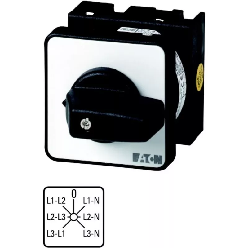 Eaton T0-3-8007/E interruttore a levetta 3 poli, ON-OFF, 20A, nero/grigio