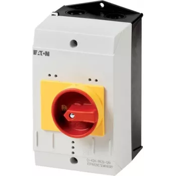 Eaton CI-K2-PKZ0-NA-GR custodia vuota con interruttore di emergenza, 160 x 100 x 100 mm, giallo/rosso 262681