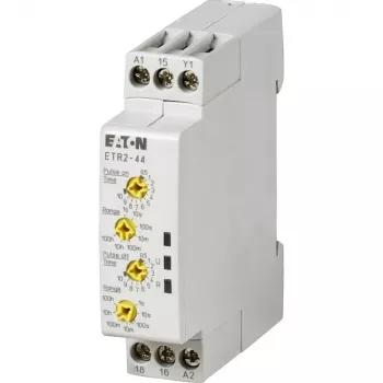 Eaton ETR2-44 relè temporizzatore multifunzione, 7 funzioni, 0,05 s–100 h, 24–240 V AC/DC, 2 CO 262730