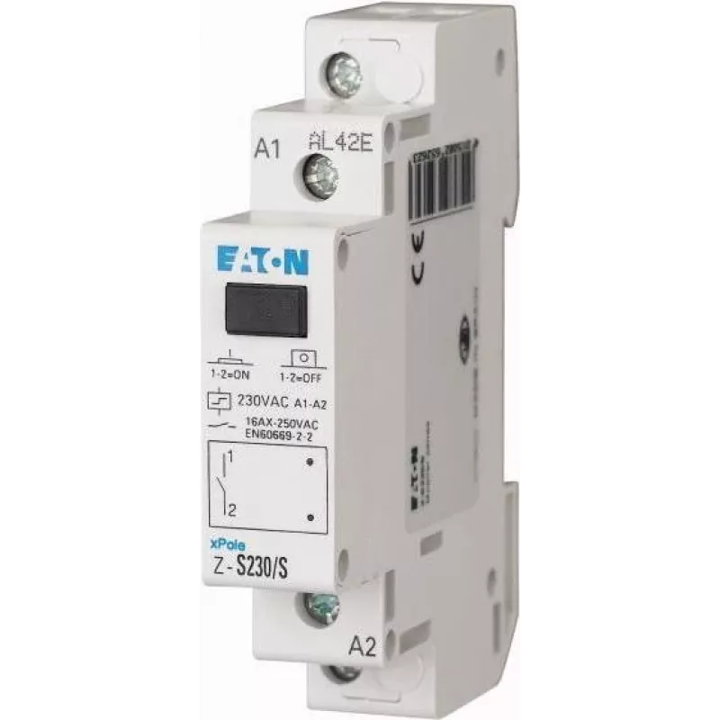 Eaton Z-S230/S minicontattore 2NO 230V AC 20A guida DIN 265262