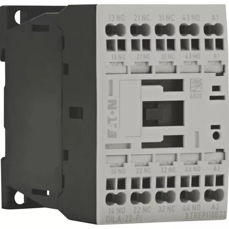 EATON DILA-22(24VDC)-PI contattore ausiliario, bobina 24 V DC, 2NO+2NC, connessioni Push-in 199218