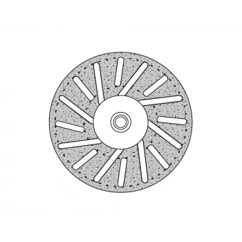 Donau Elektronik 1646 disco diamantato 22 mm per metallo, vetro, epossidico, 1 pz.