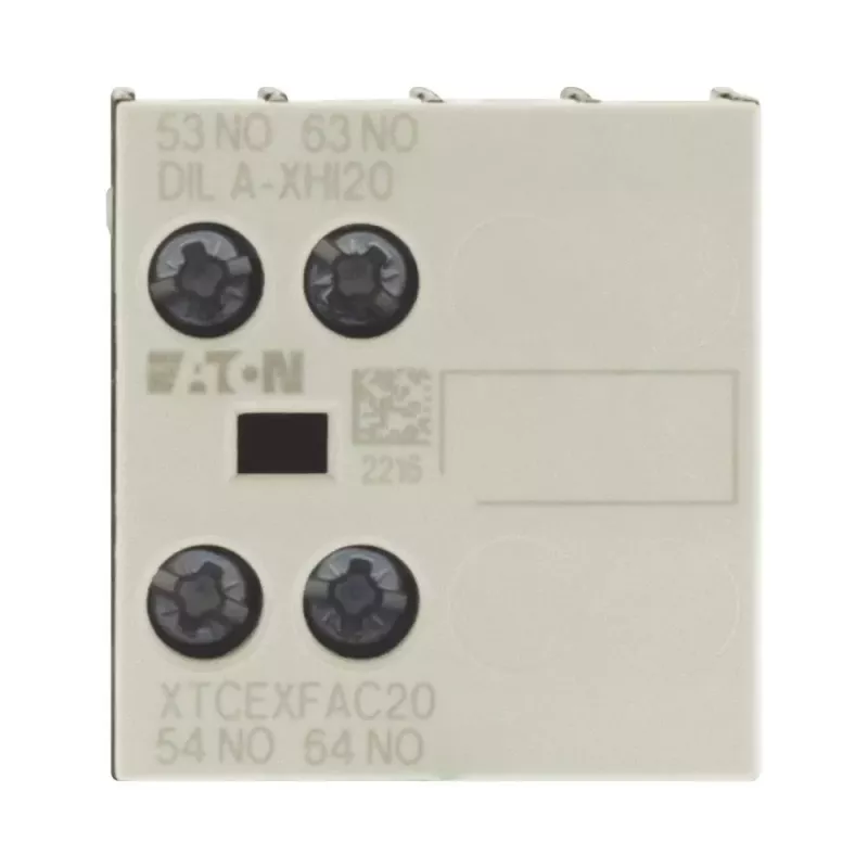 Eaton DILA-XHI20 blocco contatti ausiliari, larghezza 45 mm, nero/bianco, da -25 a 60 °C 276422