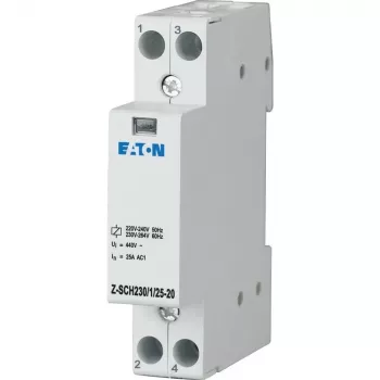 Eaton Z-SCH230/1/25-20 contattore modulare, bobina 230V AC, 25A, 2 NO, 1 modulo 120853
