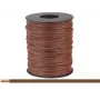 Donau Elektronik 114-88-100 filo gemello 2 x 0,08 mm² marrone 100 m