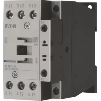 Eaton DILM17-10 24V 50Hz 3-Pole Power Contactor, 1NO Auxiliary, 17A AC-3, 7.5kW, Screw Terminals, IP00, DIN Rail/Screw Mount 276991