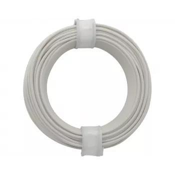 Donau Elektronik 118-5 filo flessibile 1 x 0,14 mm² bianco 10 m