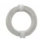 Donau Elektronik 118-5 filo flessibile 1 x 0,14 mm² bianco 10 m