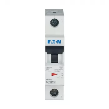 EATON FAZ-B13/1 interruttore automatico, 1 polo, 13 A, caratteristica B, 6 kA 278533