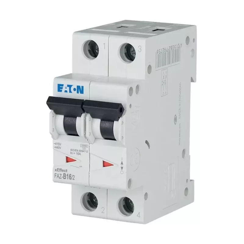 Eaton FAZ-B16/2 interruttore magnetotermico miniaturizzato (MCB), bipolare, 16 A, tipo B
