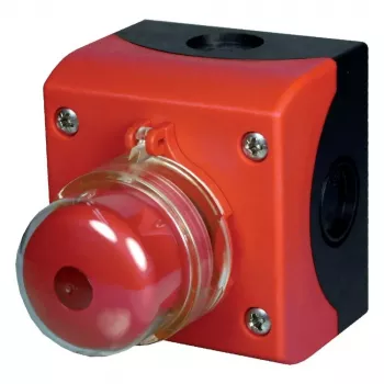Eaton M22-SOL-PVLPL11-2 interruttore pompiere PV, 1NO 1NC, fungo rosso, 2 poli, 1000V DC, 25A, montaggio su quadro 152627