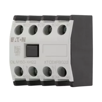 Eaton DILM150-XHI22 blocco contatti ausiliari, 2NO+2NC, montaggio frontale, morsetti a vite 277950