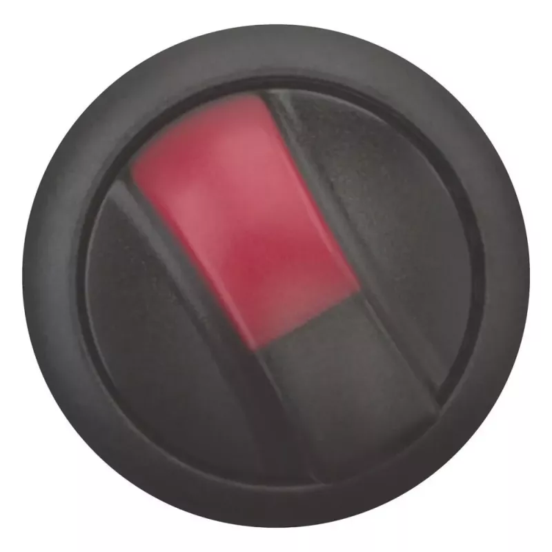 Eaton M22S-WLKV-R azionamento per selettore, 2 posizioni a scatto, manopola nera, anello frontale in plastica 284399