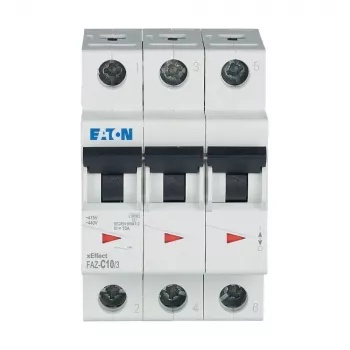 Eaton FAZ-C10/3 interruttore automatico tipo C 10 A 3 poli 278869