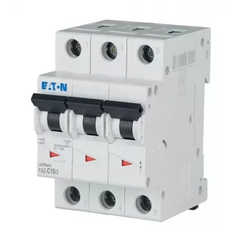 Eaton FAZ-C10/3 interruttore automatico tipo C 10 A 3 poli 278869