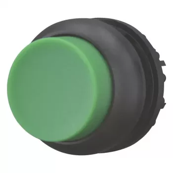 Eaton Moeller M22 attuatore pulsante, rialzato, a impulso, verde, anello frontale in plastica, 22,5 mm 216645