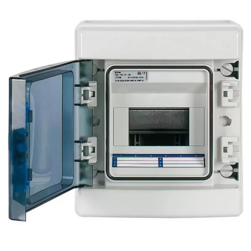 Eaton 174222 IKA-1/6-ST quadro di distribuzione da parete, 1 fila, 6 moduli, bianco