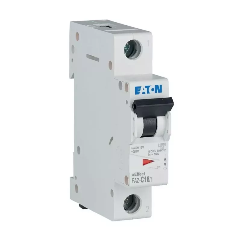 Eaton FAZ-C16/1 interruttore automatico magnetotermico (MCB), 1 polo, 16 A, curva C 278561