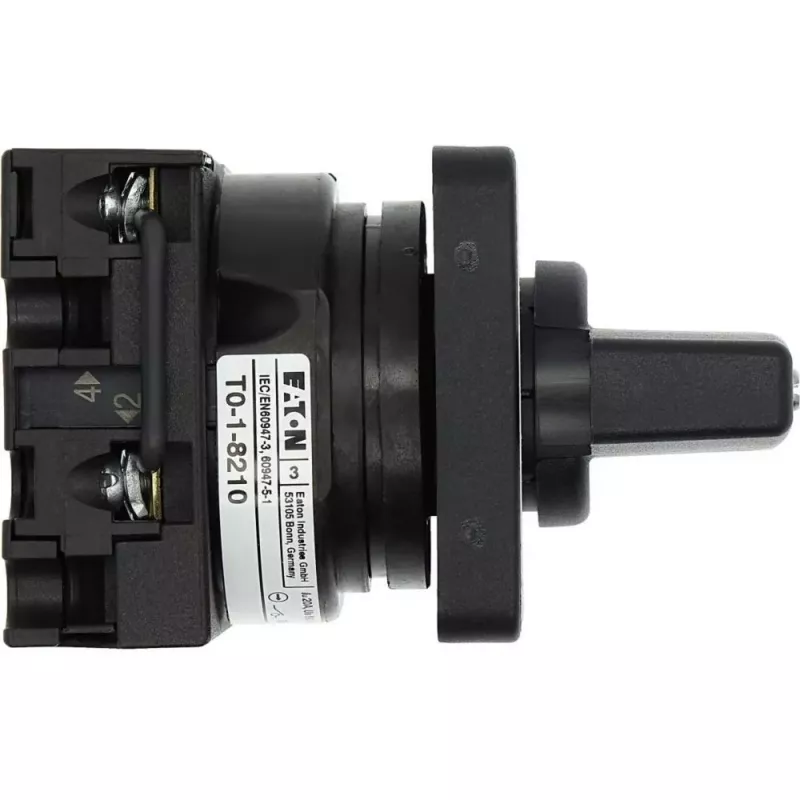 Eaton T0-1-8210/E interruttore a levetta 1 polo nero metallizzato 012742