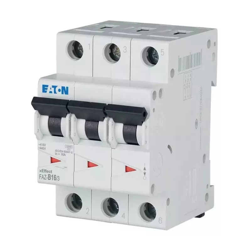 Eaton FAZ-B16/3 interruttore automatico magnetotermico Type-B, 3 poli, 16 A 278847
