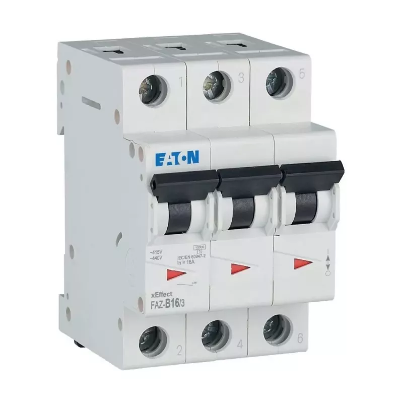 Eaton FAZ-B16/3 interruttore automatico magnetotermico Type-B, 3 poli, 16 A 278847