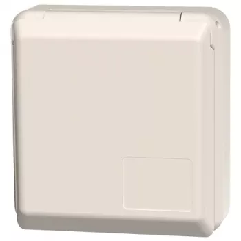 MENNEKES 4971 presa Schuko da parete 16A 2P+E 230V IP44 grigio