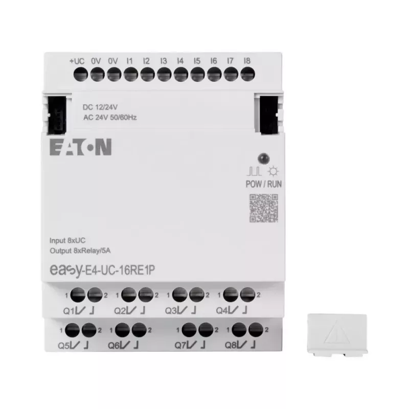 Eaton EASY-E4-UC-16RE1P modulo di espansione smart relay, 8 ingressi digitali, 8 uscite a relè, guida DIN 197511