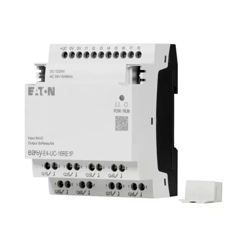 Eaton EASY-E4-UC-16RE1P modulo di espansione smart relay, 8 ingressi digitali, 8 uscite a relè, guida DIN 197511