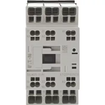 Eaton DILM25-11(RDC24)-PI contattore, 3 contatti principali di chiusura, bobina 24 V DC, 25 A, 11 kW 199288