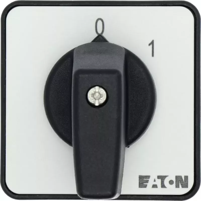Eaton T0-1-15402/E commutatore a camme 2 poli, 20A, 690V AC, IP65, nero 053092