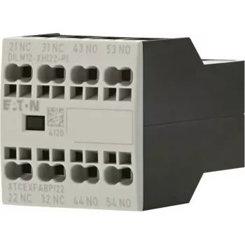 Eaton DILM12-XHI22 blocco contatti ausiliari, 2NO+2NC, montaggio frontale, morsetti a vite, per contattori DILM7-150 199458