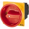 Eaton P1-32/EA/SVB/N/HI11 interruttore generale 4 poli, 32A, IP65, custodia nera con maniglia rosso/giallo 057859