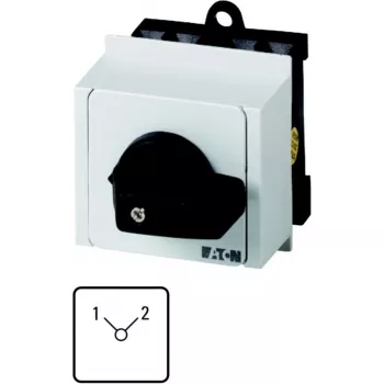 Eaton T0-3-8222/IVS commutatore a camme 3 poli, 20A, nero/bianco 060205