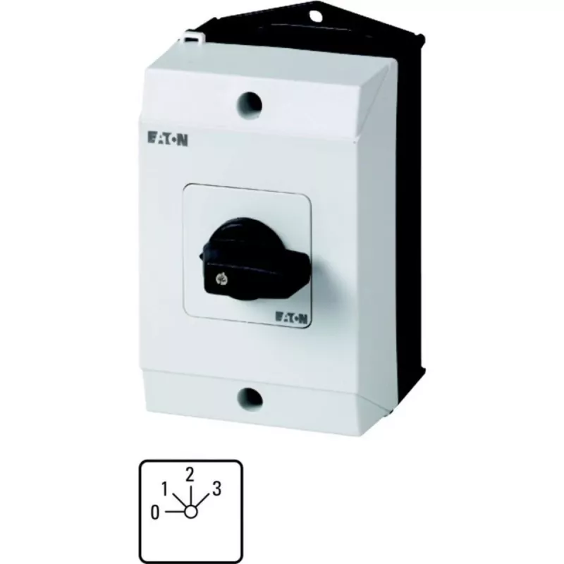 Eaton T0-2-8241/I1 interruttore a leva, unipolare, nero/bianco 207107