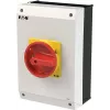 Eaton P3-63/I4/SVB/N interruttore principale 3 poli con funzione di emergenza, 63 A, rosso/giallo 207349