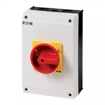 Eaton P3-63/I4/SVB/N interruttore principale 3 poli con funzione di emergenza, 63 A, rosso/giallo 207349