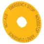 Eaton M22-XAK3 targhetta di emergenza, gialla, emergenza, 90 mm 216467
