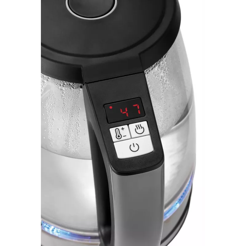 Bartscher bollitore in vetro 1,7L con 6 impostazioni di temperatura e display LED 200135