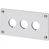 Eaton M22-E3Q custodia in alluminio per stazione di comando, grigia, 3 fori, IP65 216544